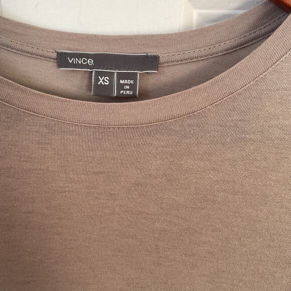 Vince gray long sleeve shirt with metallic‎ cuff - Picture 3 of 4